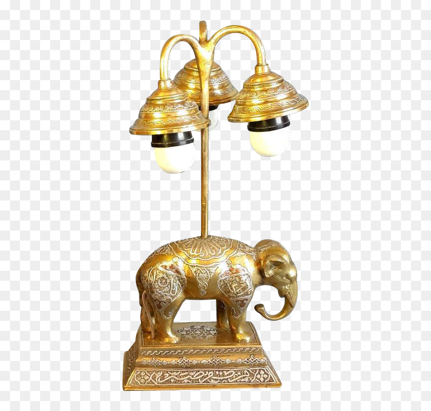 Indian Elephant, HD Png Download - indian traditional lamps png