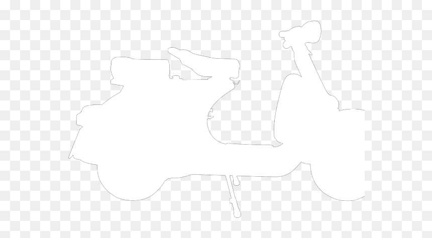 Vespa Scooter Remix Png Images - Scooter, Transparent Png - scooter clipart png
