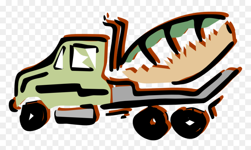 Onlinelabels Clip Art - Writing Concrete Words, HD Png Download - ups truck png