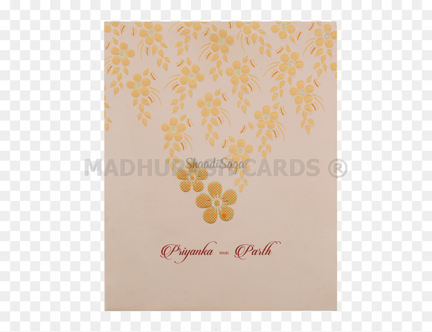 Greeting Card, HD Png Download - indian wedding card png