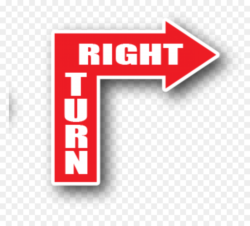 Durastripe Floor Marking Red Directional Arrow, Right - Colorfulness, HD Png Download - direction arrow png