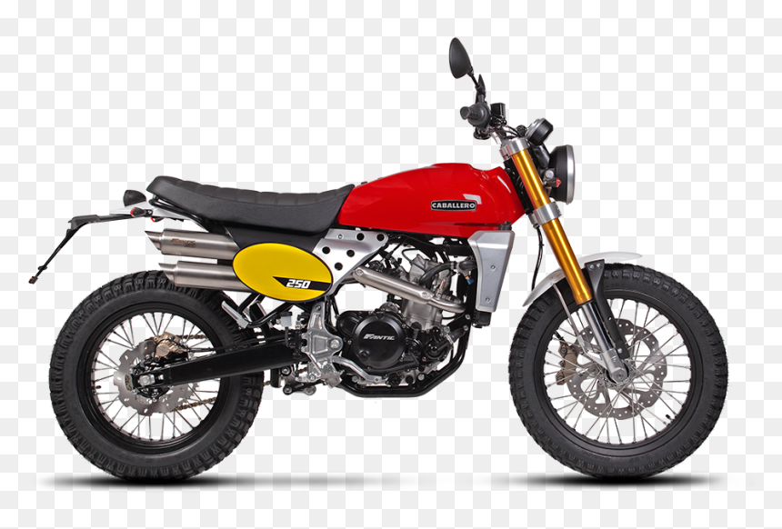 Fantic Caballero Scrambler 250, HD Png Download - motorbikes png