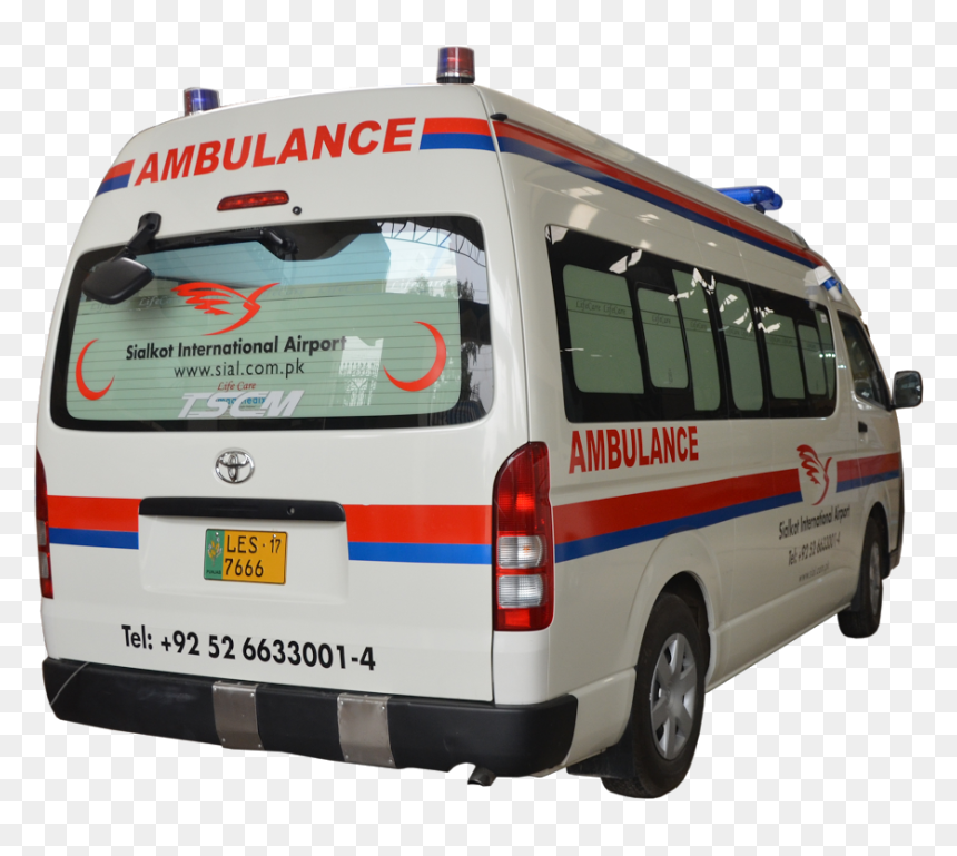 Ambulance Emergency Vehicle Motor Vehicle - Compact Van, HD Png Download - ambulance van png