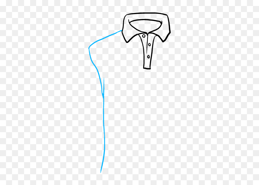 How To Draw Shirt, HD Png Download - dress shirt png