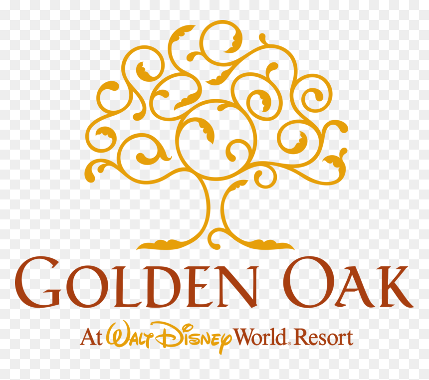 Golden Oak Disney Logo, HD Png Download - walt disney world logo png