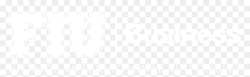 Business Hrz Fiu Bw Rev - Florida International University, HD Png Download - fiu logo png
