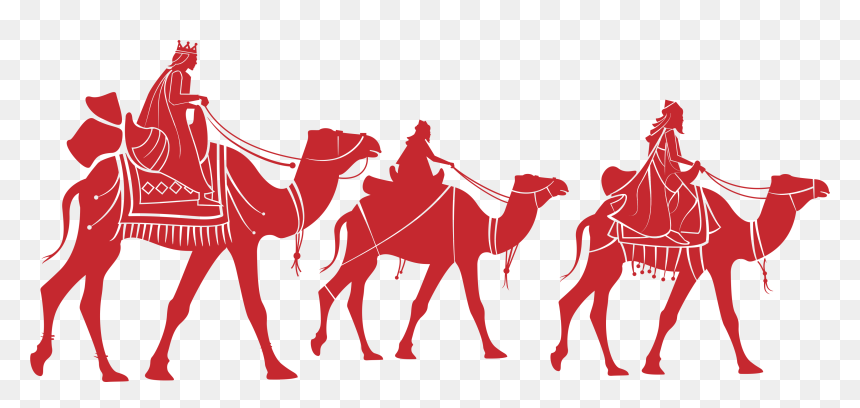 Epiphany Rosca De Reyes Euclidean Vector - Three Kings Vector Free, HD Png Download - camel vector png
