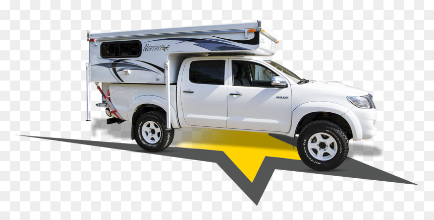 Pop-up Camper On A Truck - Northstar Pop Up Camper, HD Png Download - ups truck png