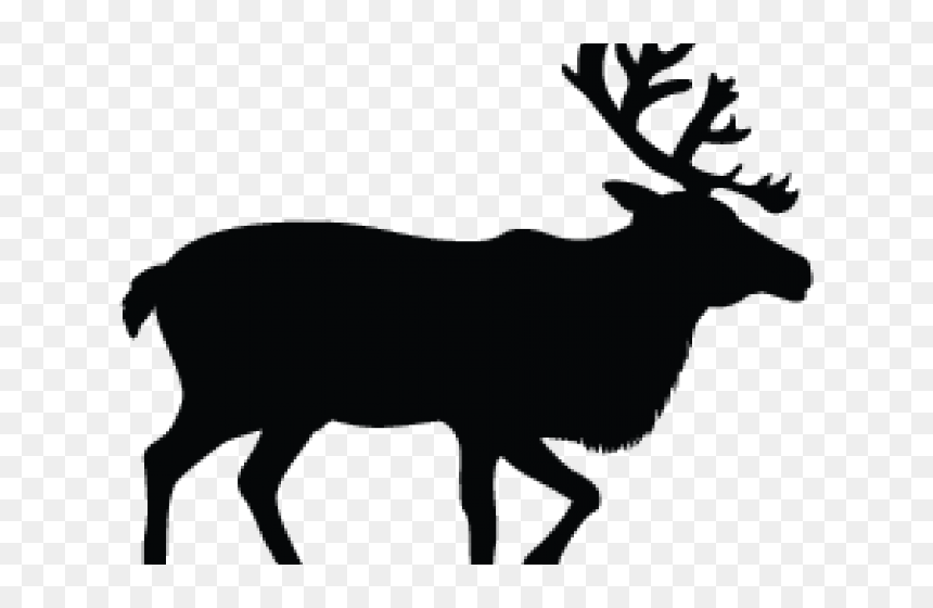 Caribou Clipart Silhouette - Yukon Social Distancing Caribou, HD Png Download - caribou png