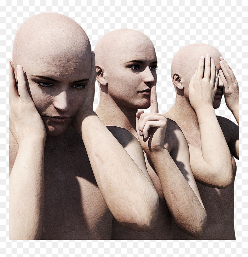Not Talk Not Listen Not See, HD Png Download - nothing png
