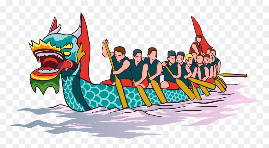 Dragon Boat Festival Png Photo - Dragon Boat Festival Cartoon, Transparent Png - festival png