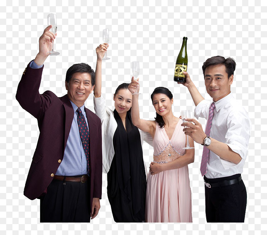 Business Download Designer - People Celebrating Transparent Background, HD Png Download - happy businessman png