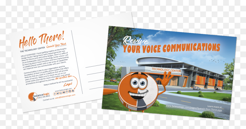 Postcard Voice Solutions - Flyer, HD Png Download - revive png