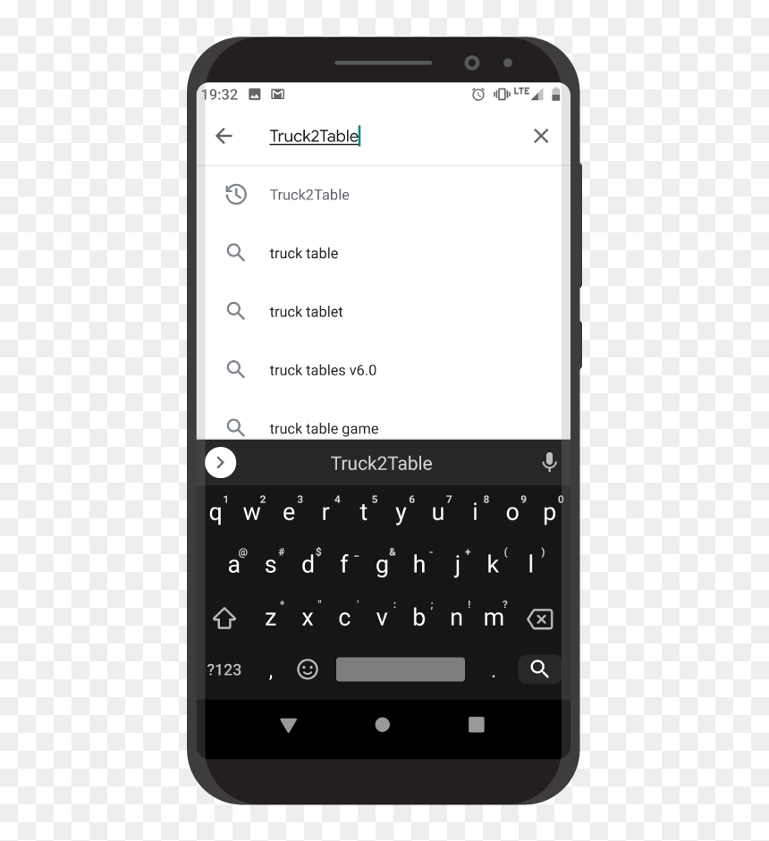 Truck2table Setup Walkthrough Mockups-01 - Motorola Moto E6 Keyboard, HD Png Download - ups truck png