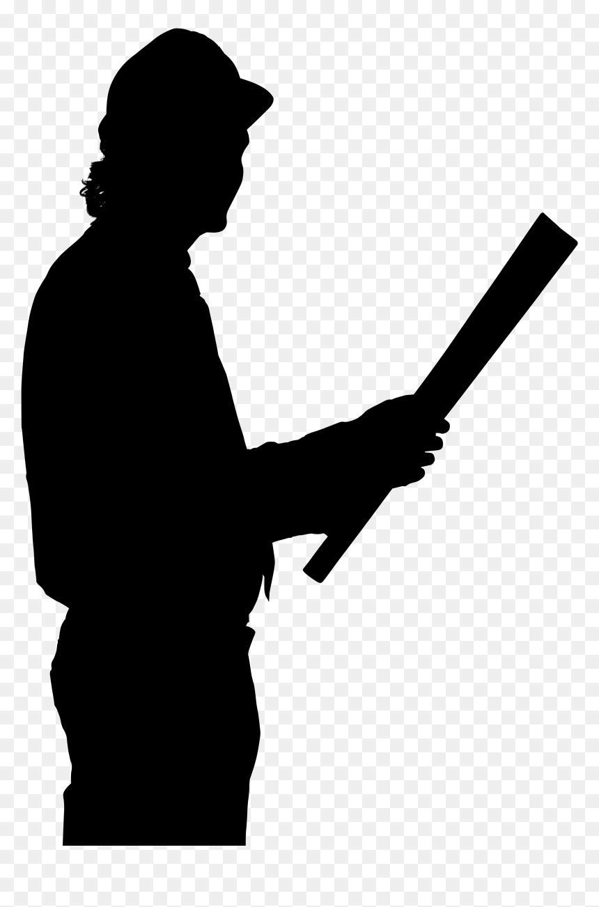 Human Behavior Male Silhouette Line - Silhouette, HD Png Download - shotgun silhouette png