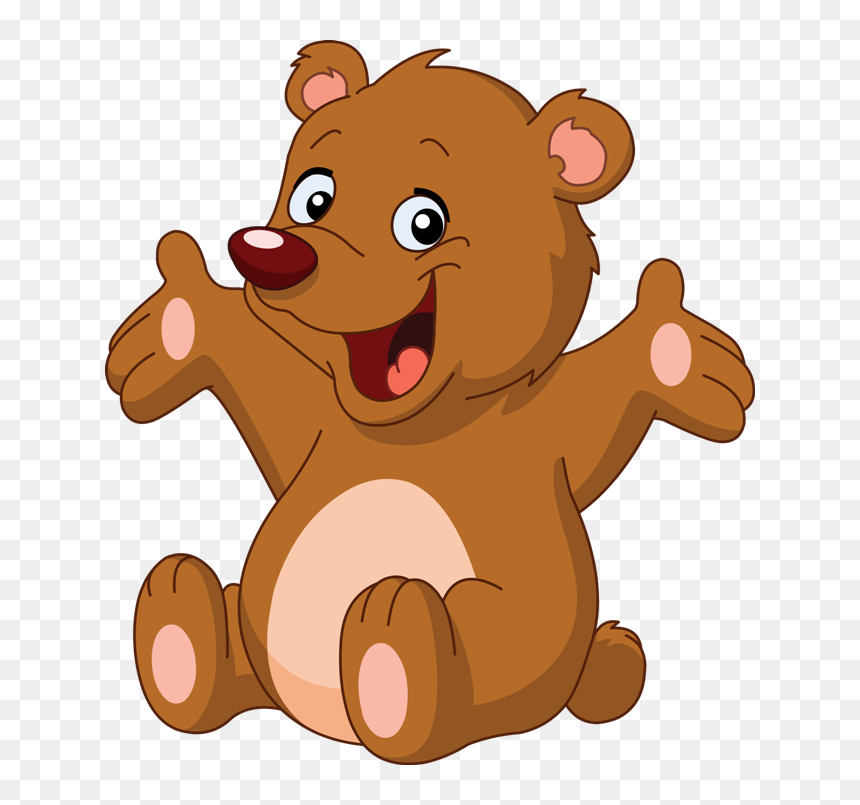 Transparent Cartoon Bear Png, Png Download - oso png