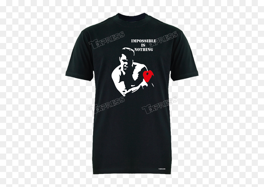 Impossible Is Nothing -black - Polera Con Oso Ralph Lauren, HD Png Download - nothing png