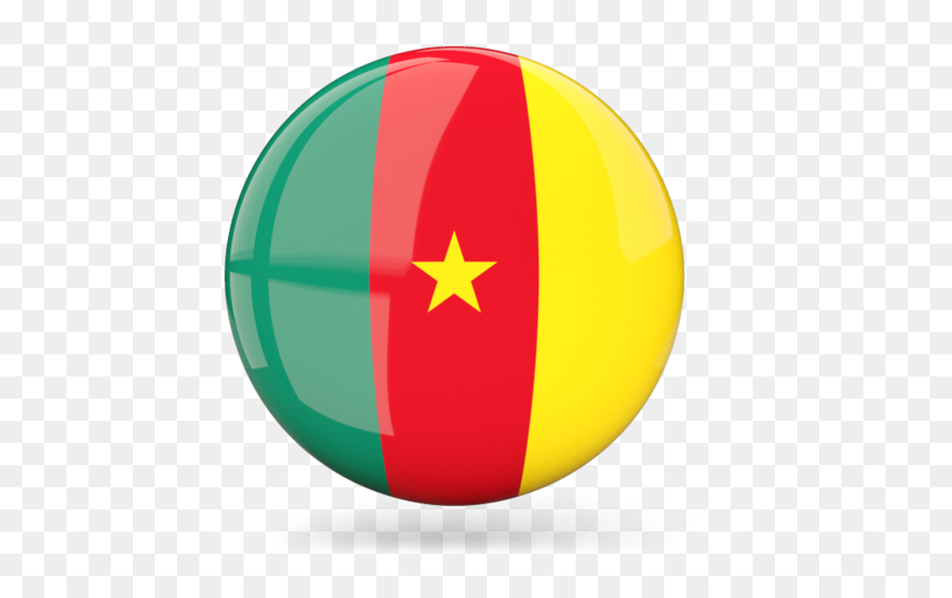 Cameroon Flag Png Transparent Images - Cameroon Flag Png, Png Download - indian flag circle png