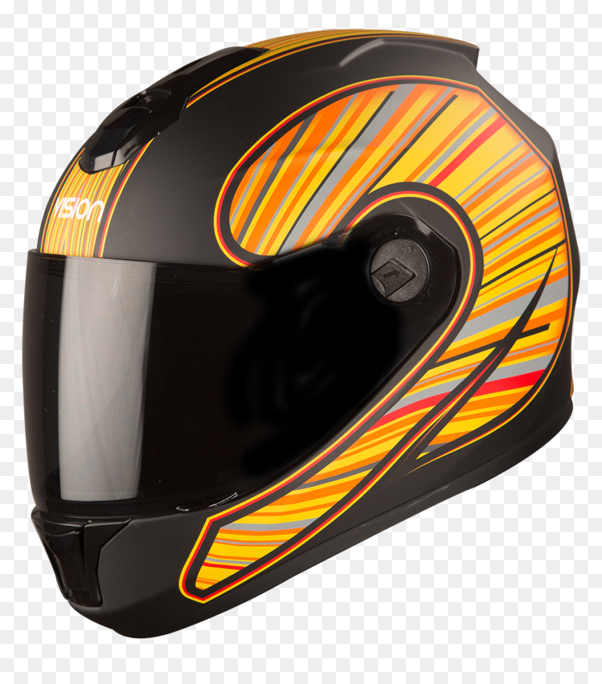 Motorcycle Helmet, HD Png Download - yellow rays png