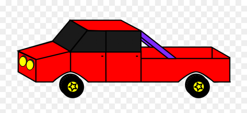 Cartoon Car Vector Art - Car Big Png Cartoon, Transparent Png - ups truck png