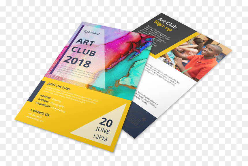 Flyer, HD Png Download - channel art template png