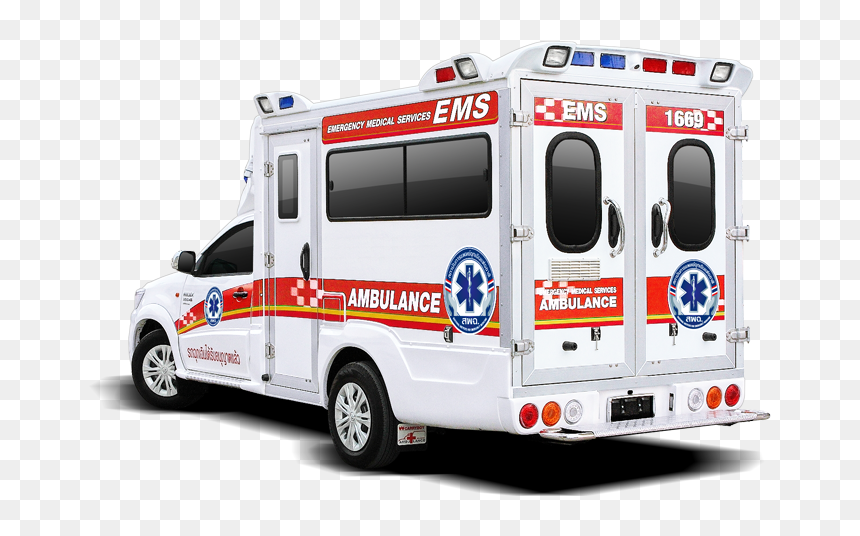 Singha - รถ Ambulance กระบะ, HD Png Download - ambulance van png
