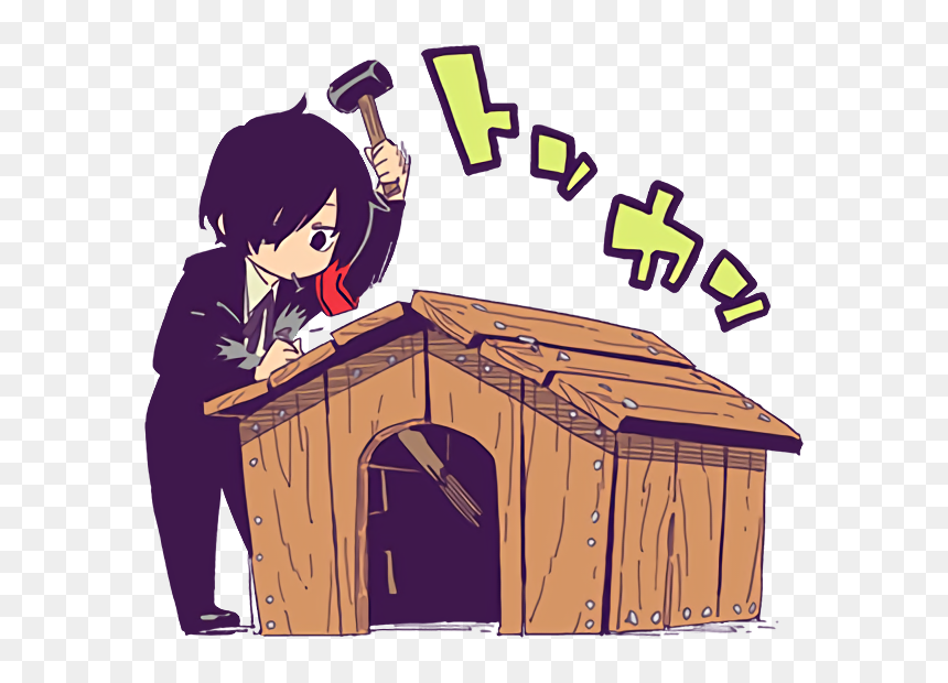 Line Stickers Png Black And White Library - Persona Stalker Club Line Stickers, Transparent Png - line stickers png