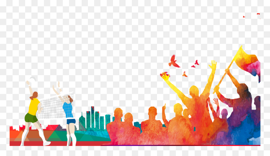 Fresh Colored Street View May Fourth Youth Festival - Youth Festival Png, Transparent Png - festival png