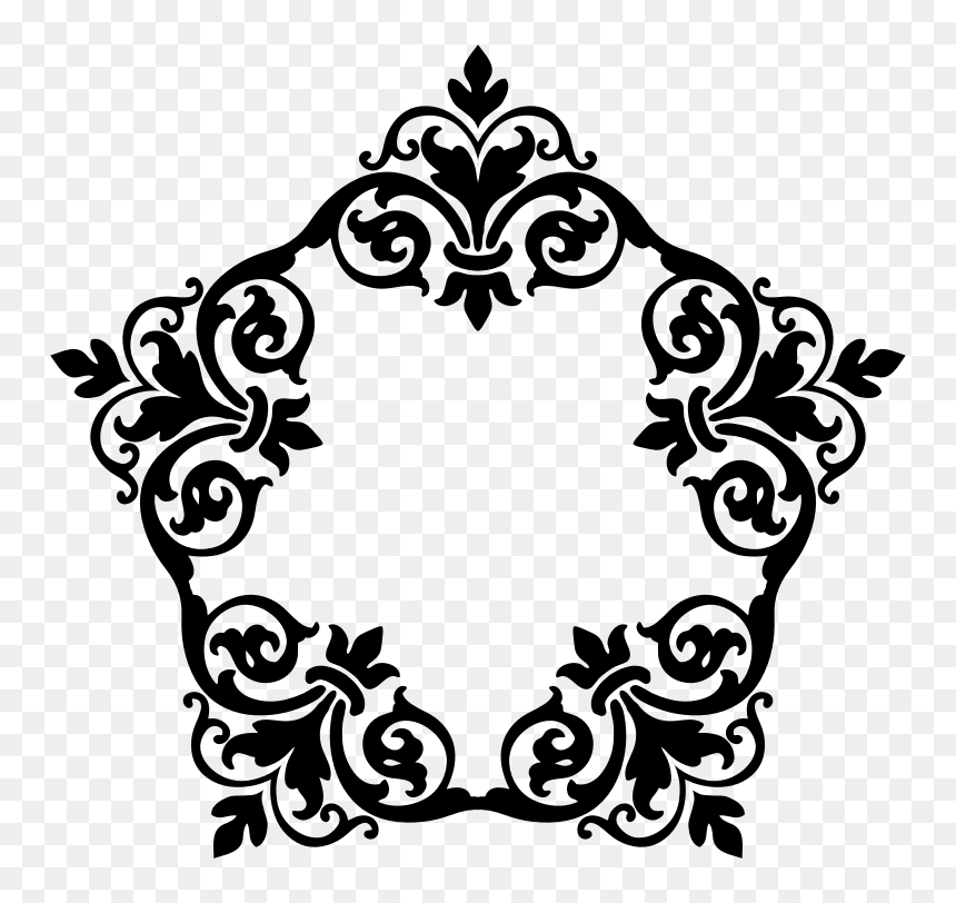 Flourish Clipart , Png Download - Png Transparent Damask Designs, Png Download - simple flourishes png
