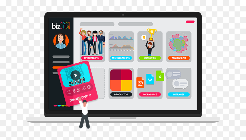 Software Para Empresas - Tablet Computer, HD Png Download - channel art template png