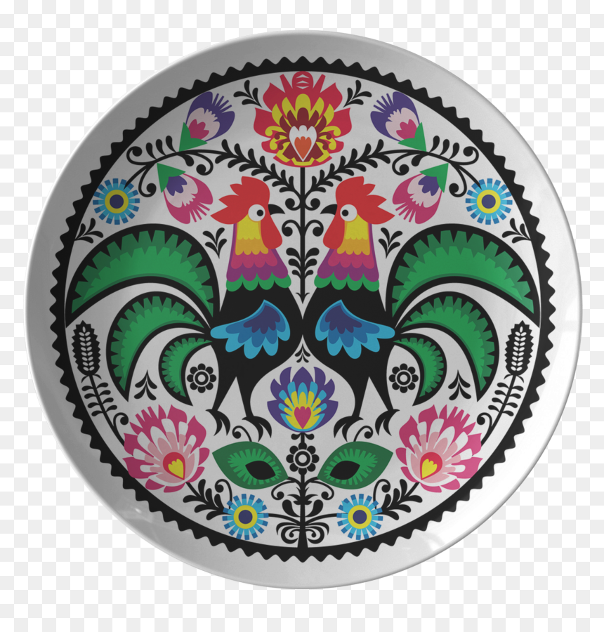 Traditional Polish Folk Art, HD Png Download - traditional mexican embroidery patterns png