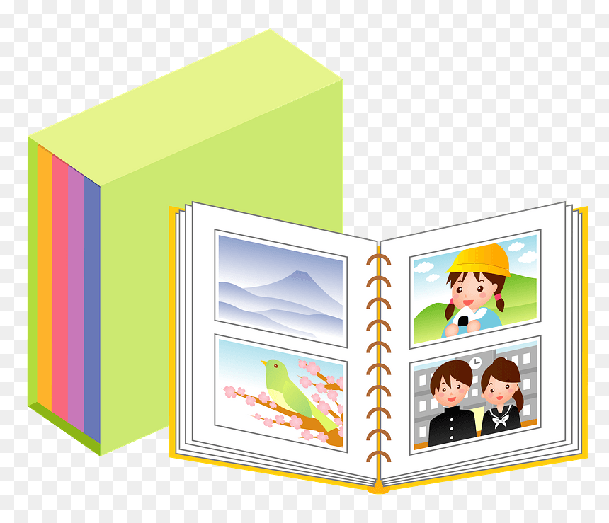 Photo Album Clipart - Greeting Card, HD Png Download - album design png