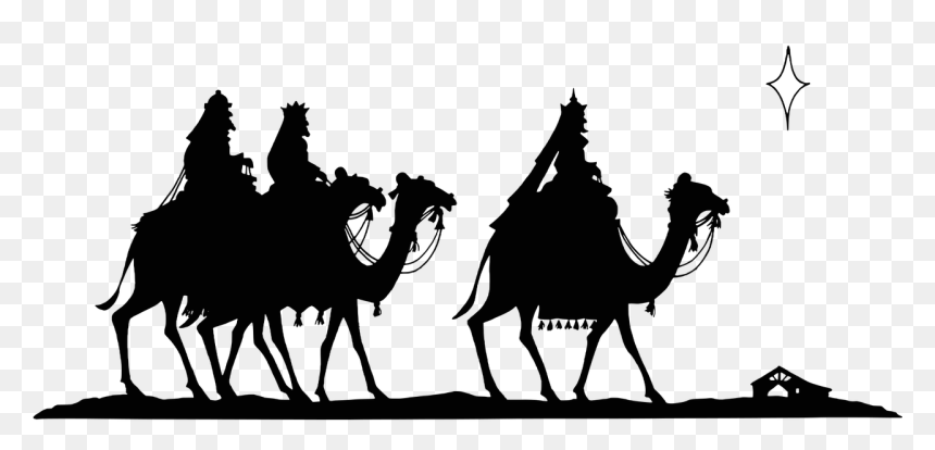 Christmas,christmas Men,free Vector Graphics,free Pictures, - Three Wisemen Clip Art, HD Png Download - camel vector png