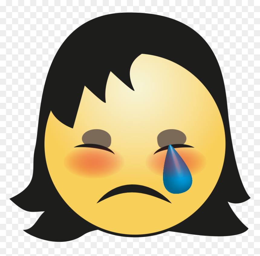 Cute Hair Girl Emoji Png Photos - Girl Emoji, Transparent Png - cute emoji png