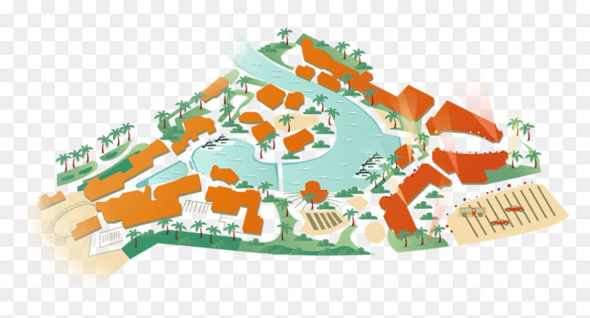 Riverland Map - Illustration, HD Png Download - person walking side view png