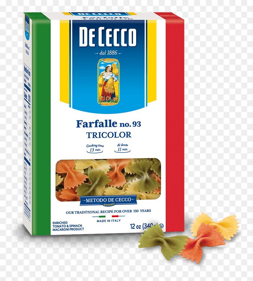 De Cecco Pasta Tricolor, HD Png Download - tri color png
