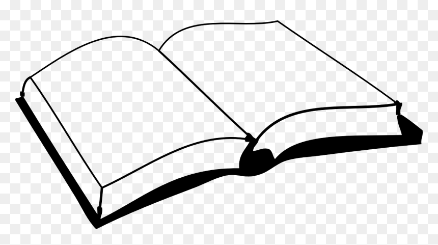 Book Picture Black And White, HD Png Download - school books png