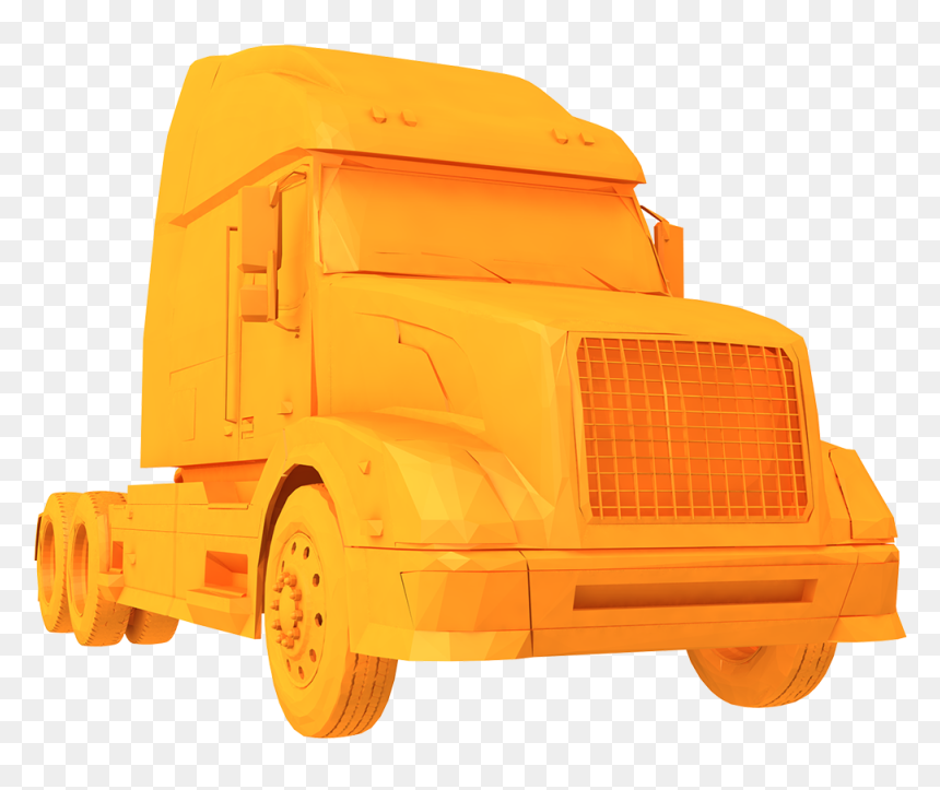 Trailer Truck, HD Png Download - ups truck png