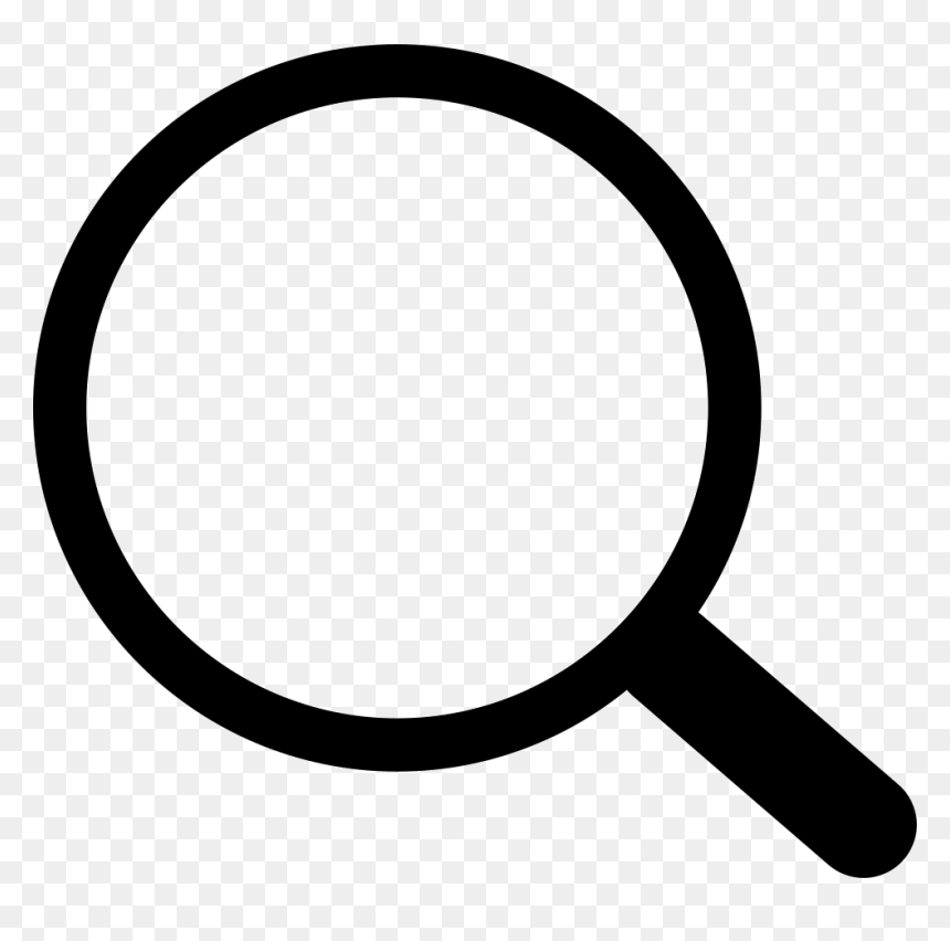 Magnifier - Grey Search Icon Png, Transparent Png - magnifier png