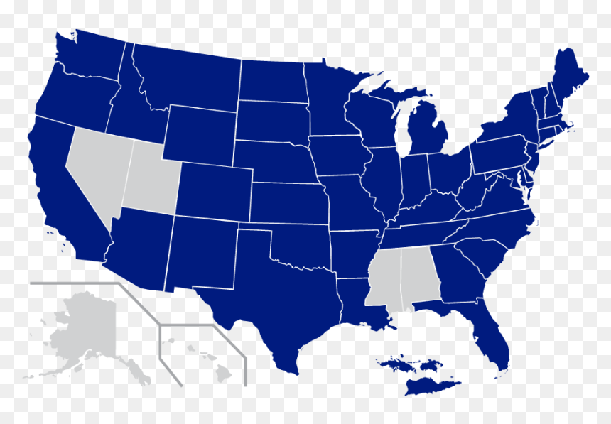 Scholarship Drawing Folded Map - States Have The Death Penalty, HD Png Download - folded map png