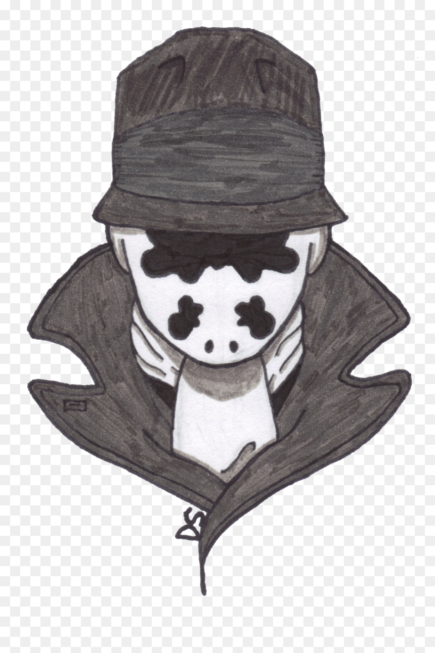 In Black And White Jpg Library Download - Illustration, HD Png Download - rorschach png