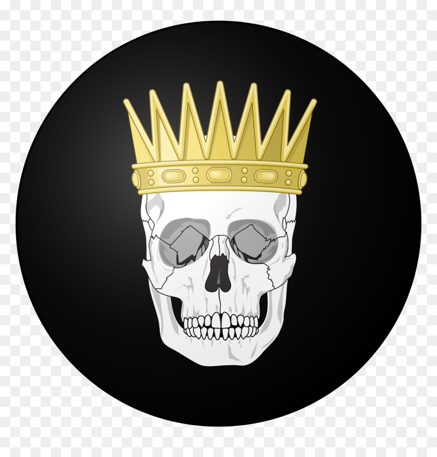 Human Skull Diagram, HD Png Download - game of thrones crown png