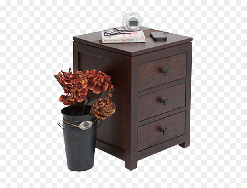 Alvador Bed Side Table - Drawer, HD Png Download - indian traditional lamps png
