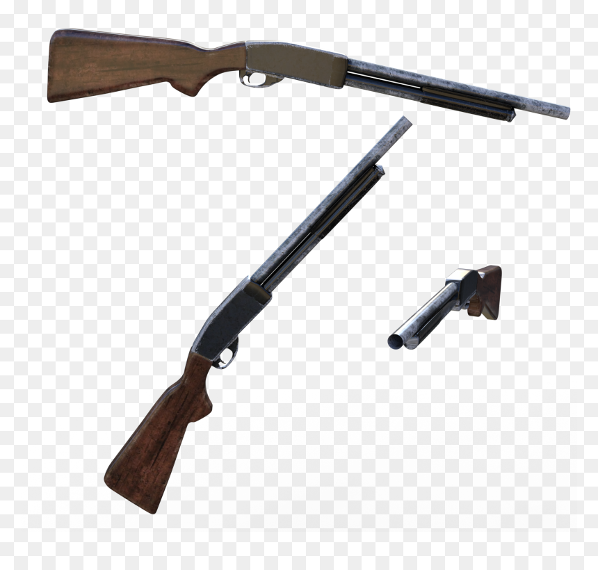 Airsoft Gun, HD Png Download - shotgun silhouette png