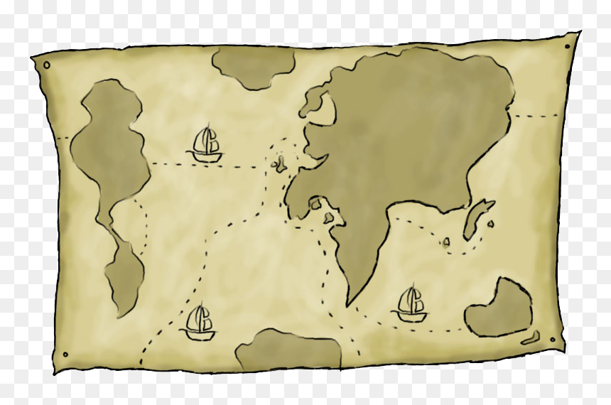 Maps Clipart Folded - Transparent Map Clipart, HD Png Download - folded map png