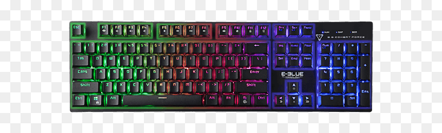 E Blue Gaming Keyboard, HD Png Download - gaming keyboard png