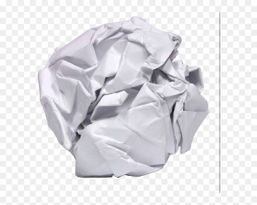 Thumb Image - Scrunched Up Paper Ball, HD Png Download - papel png