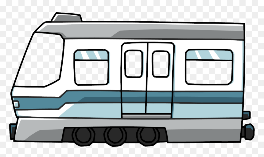 Download Hd Image Royalty Free Library Car Scribblenauts - Subway Clipart Png, Transparent Png - subway train png