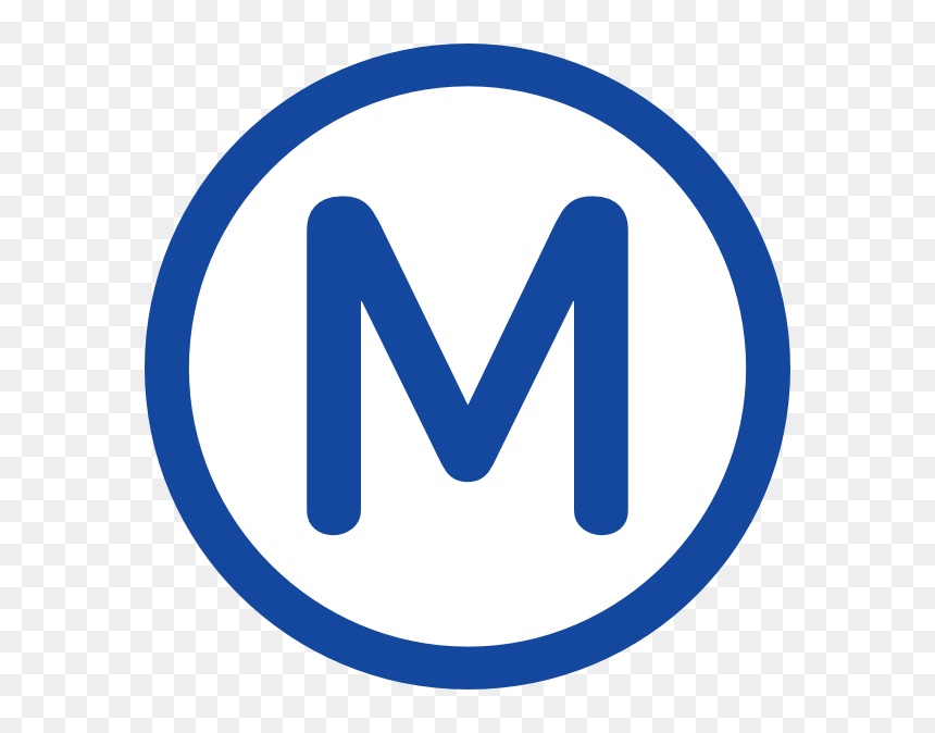 Logo Métro Paris, HD Png Download - subway train png
