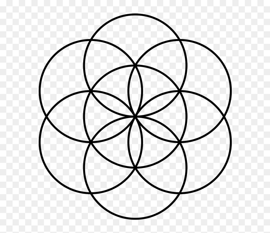 I Once Designed A Logo For A Project I Was Doing That - 7 Circles Seed Of Life, HD Png Download - seed of life png